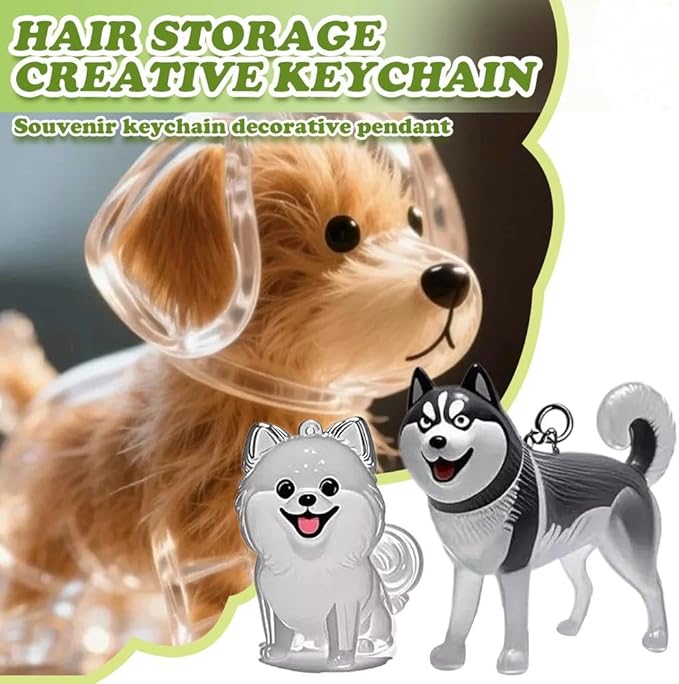 Always With You – Dog Hair Memory Keychain