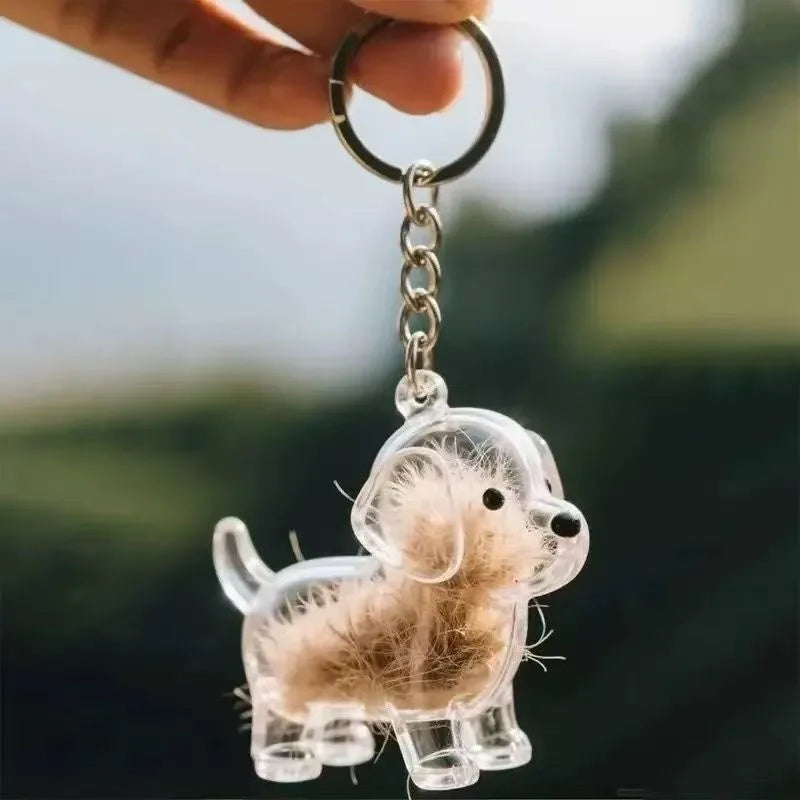 Always With You – Dog Hair Memory Keychain