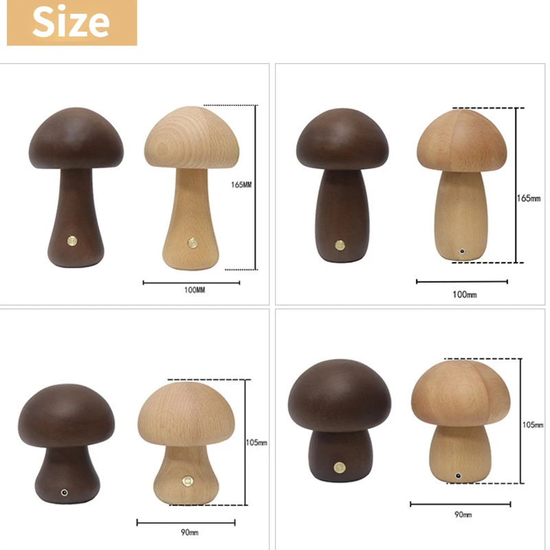 Woody Mushroom Lamps