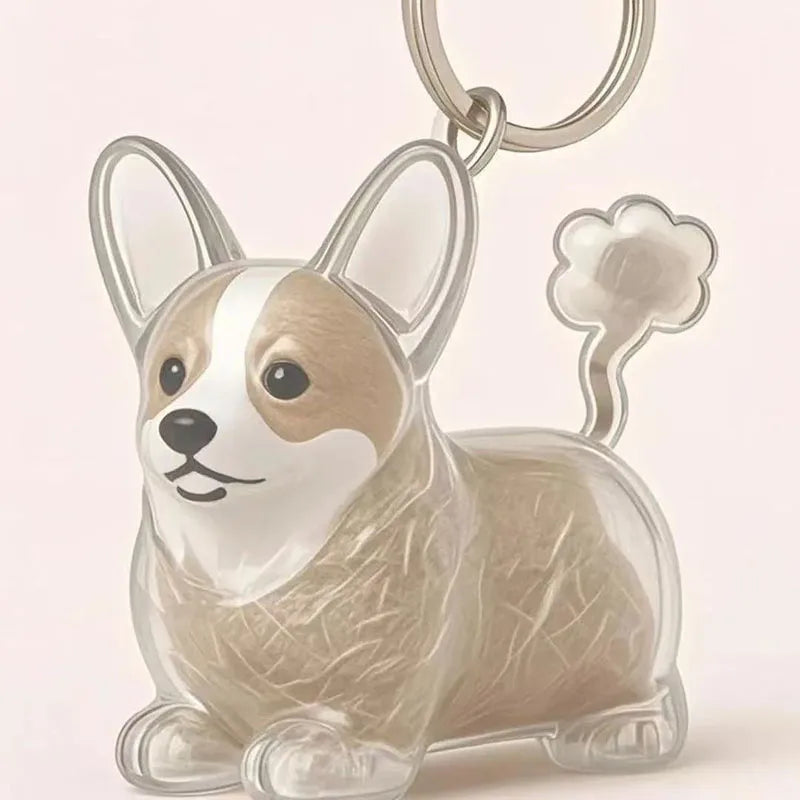 Always With You – Dog Hair Memory Keychain