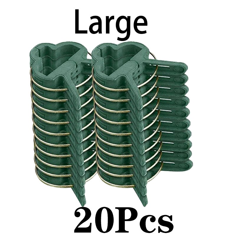 20Pcs Green Garden Plant Fixed Clips