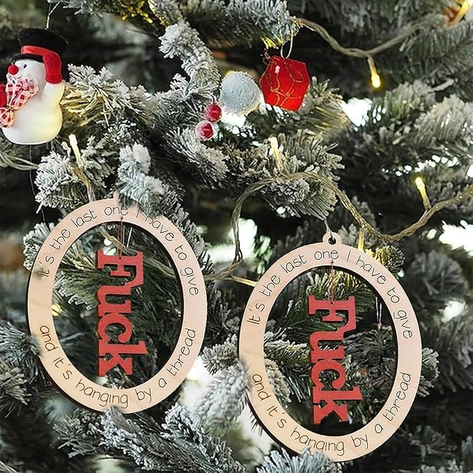 Funny Last F*ck Ornament