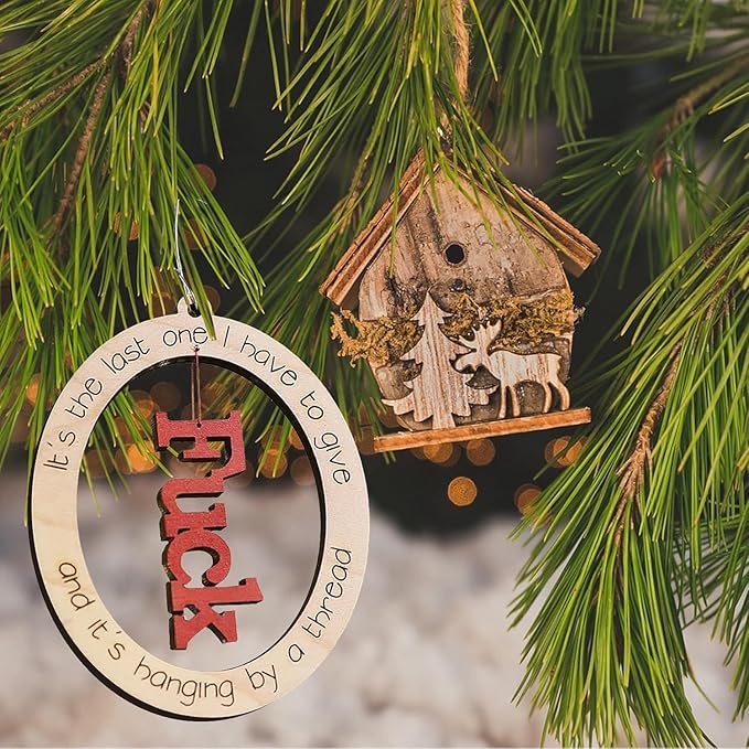 Funny Last F*ck Ornament