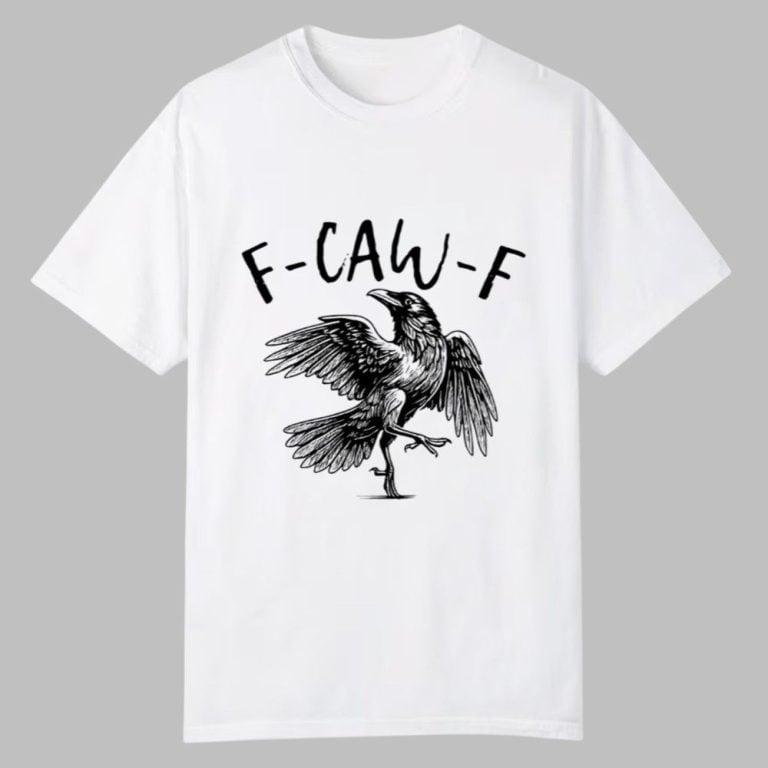 F-Caw-F Funny Black Bird T-Shirt