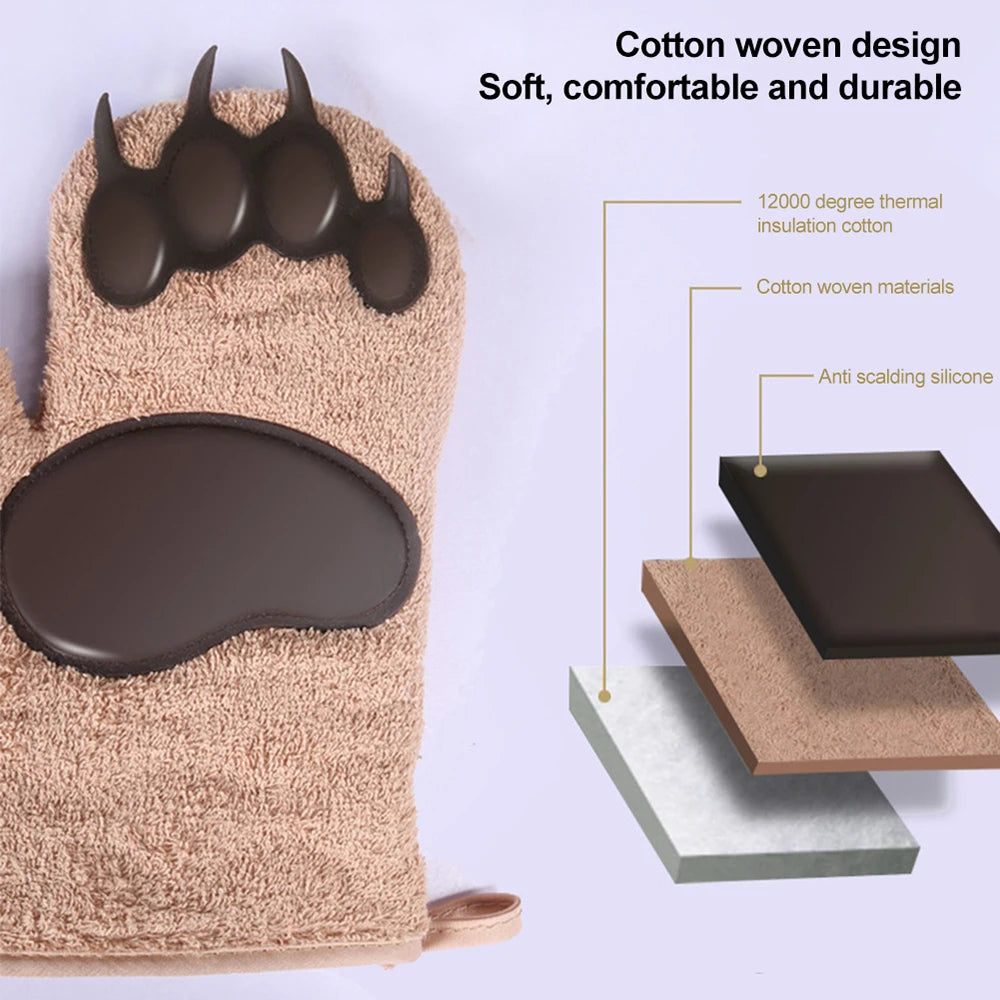 Paw kitchen mitts