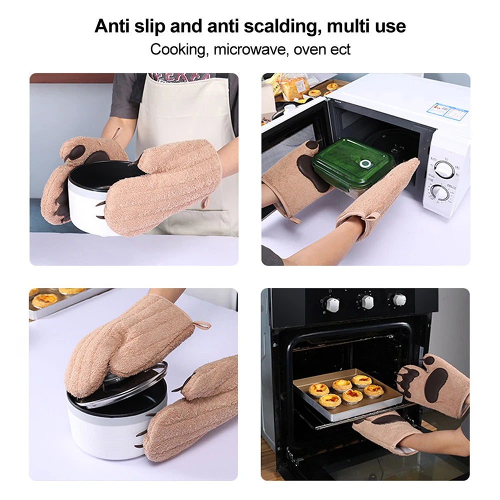Paw kitchen mitts