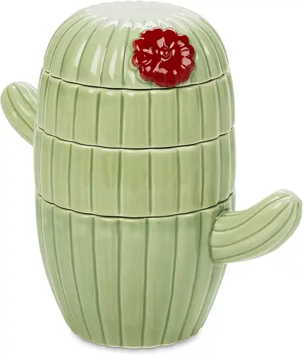Cute Ceramic Cactus Measuring Cups Set of 4