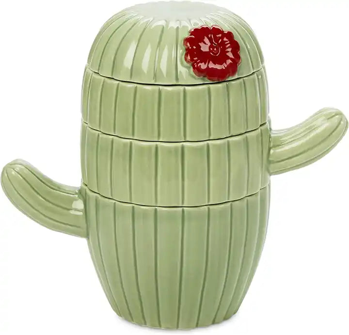 Cute Ceramic Cactus Measuring Cups Set of 4
