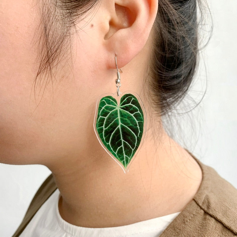 Trendy Plant Leaves Earrings