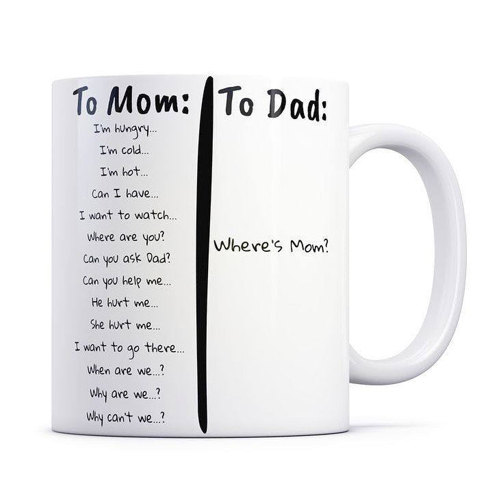 To Mom/To Dad Mug