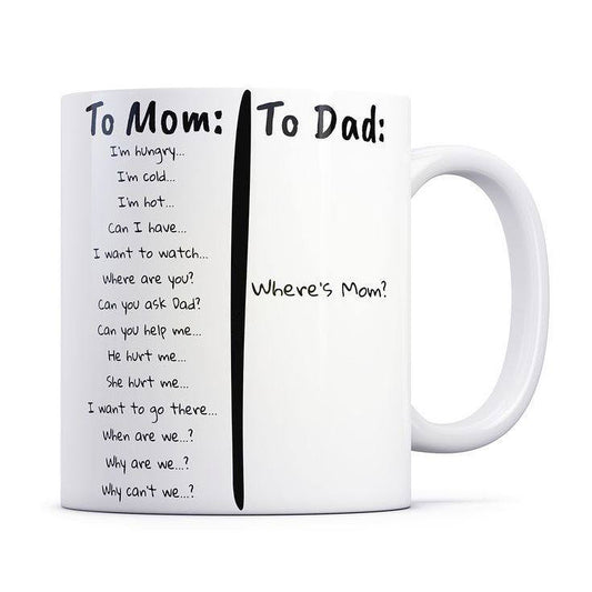 To Mom/To Dad Mug