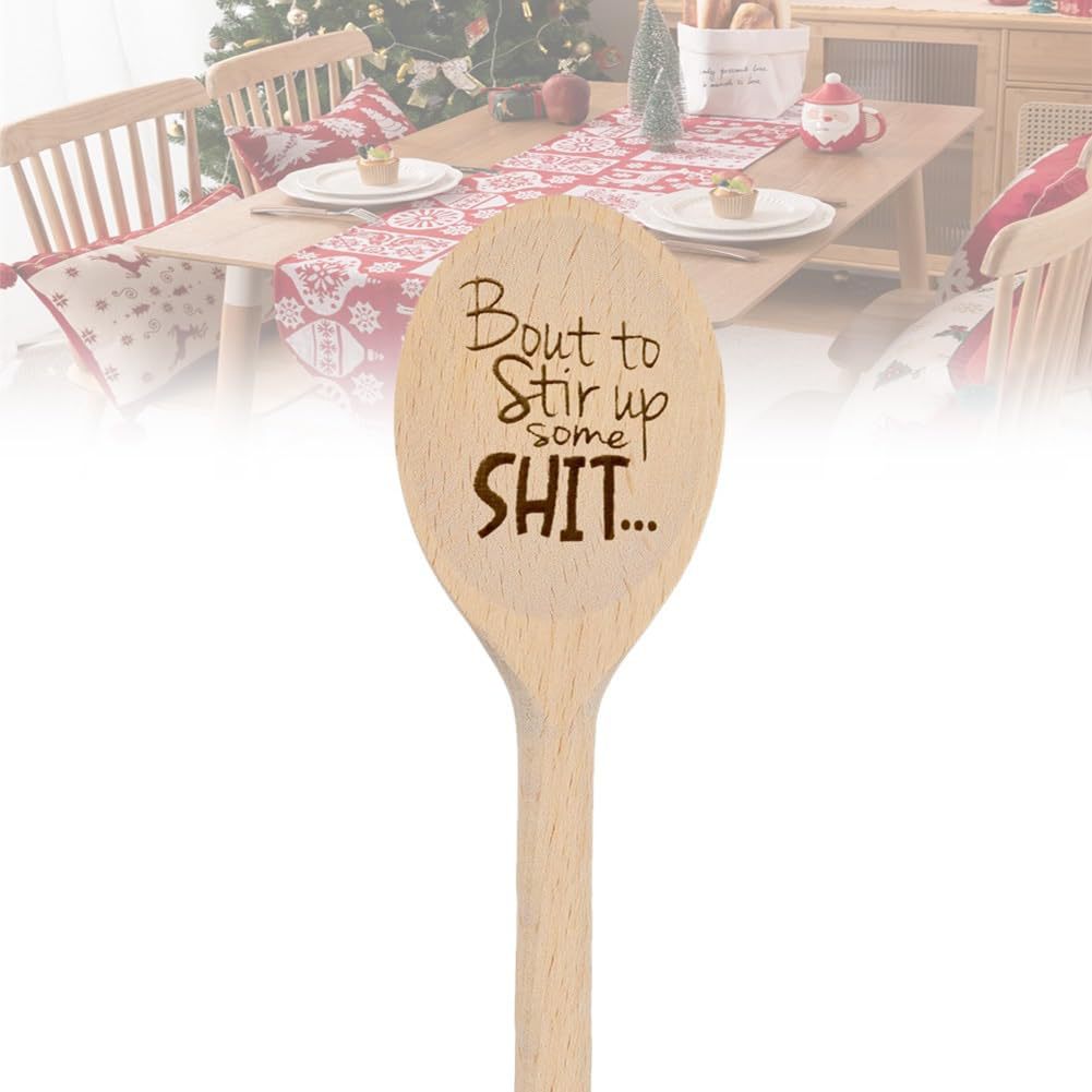 Funny Wooden Spoon – Bout to Stir Up Some Sh*t