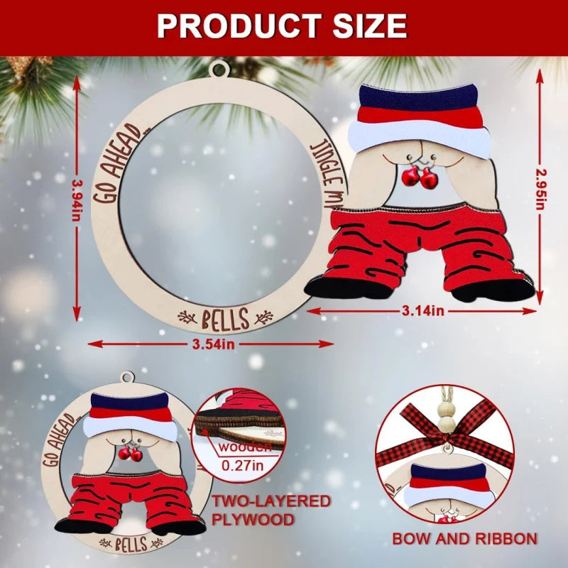 Go Ahead, Jingle My Bells — Humorous Christmas Tree Decoration