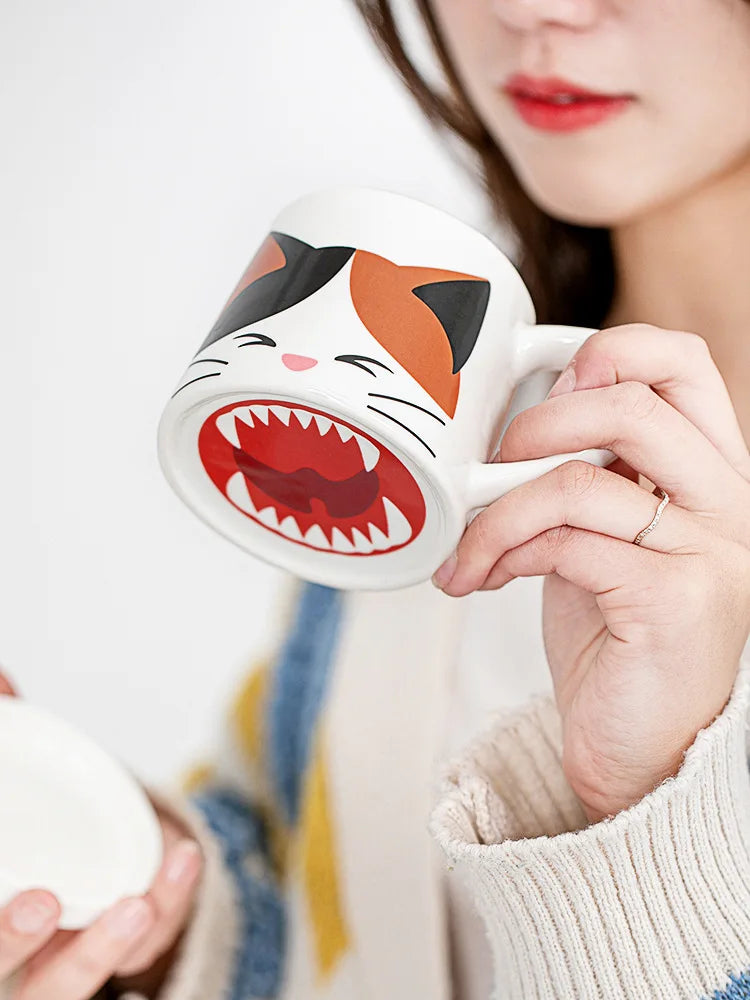 Chomping Cat Mug