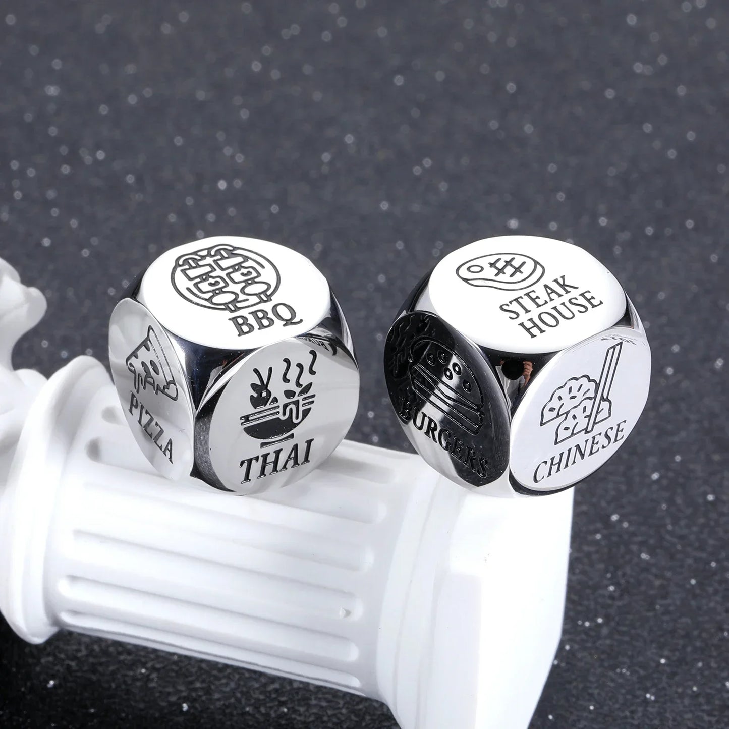 2PCS Food Decision Dice