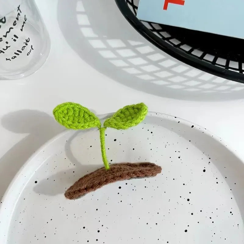 Cute Sprout Hair Clips