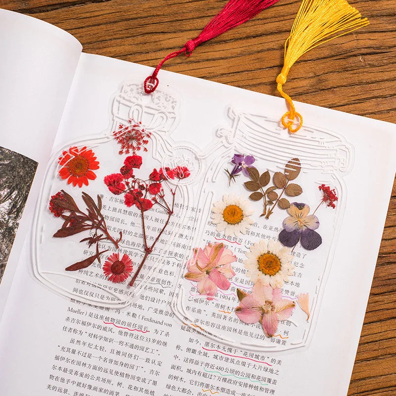 DIY Dried Flower Bookmarks (20PCS)