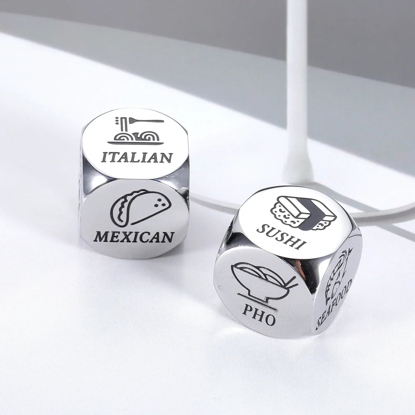 2PCS Food Decision Dice