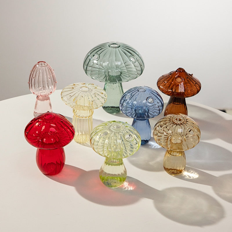 Crystal Mushroom Jars