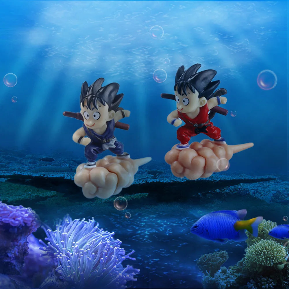 Aquarium Resin Decoration with Floating Ball