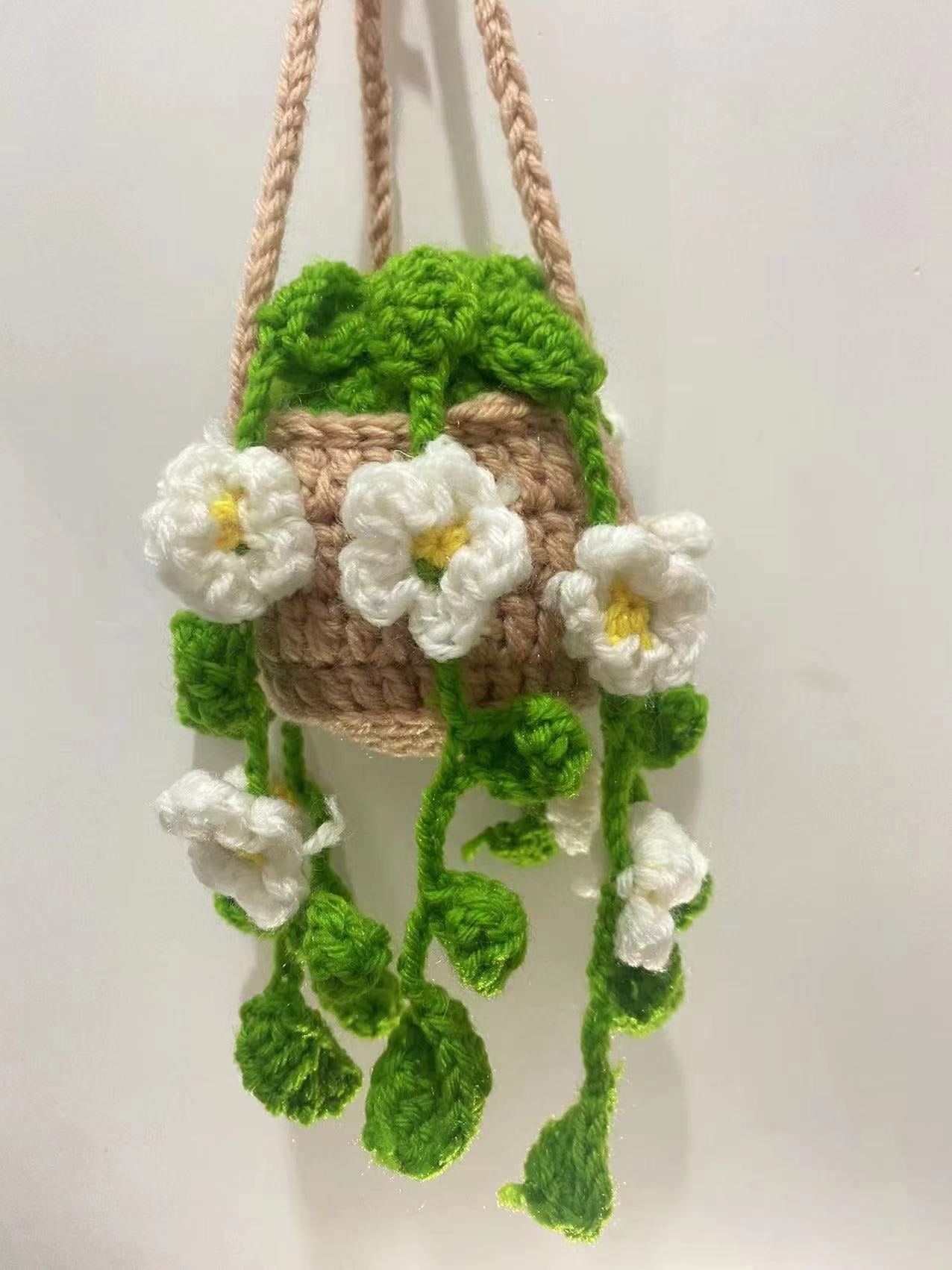Hanging Plant Crochet for Car Decor
