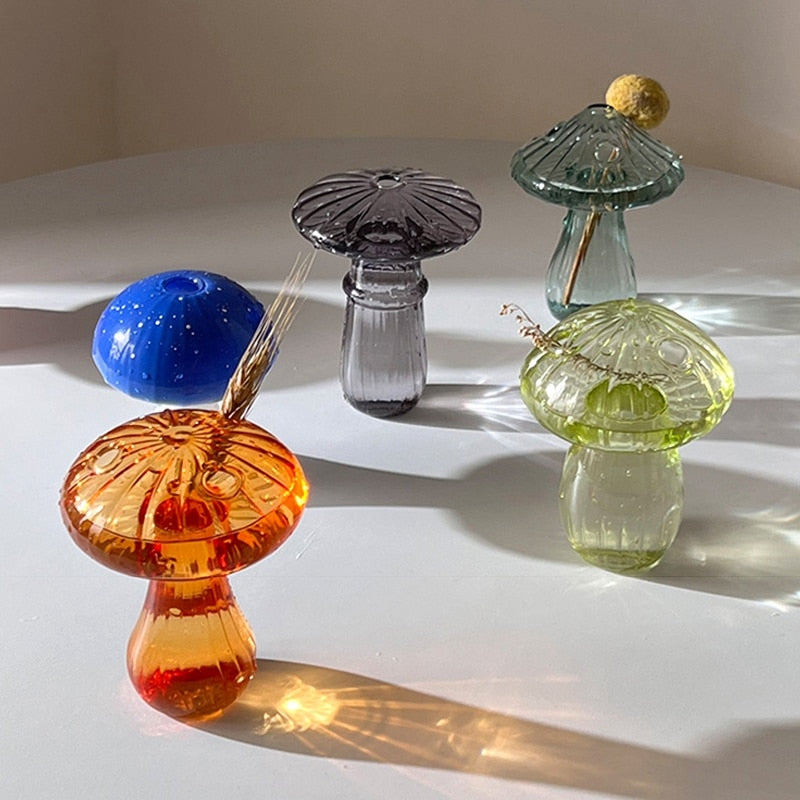 Crystal Mushroom Jars