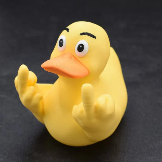 Middle Finger Duck,3 Piece Rubber Ducks