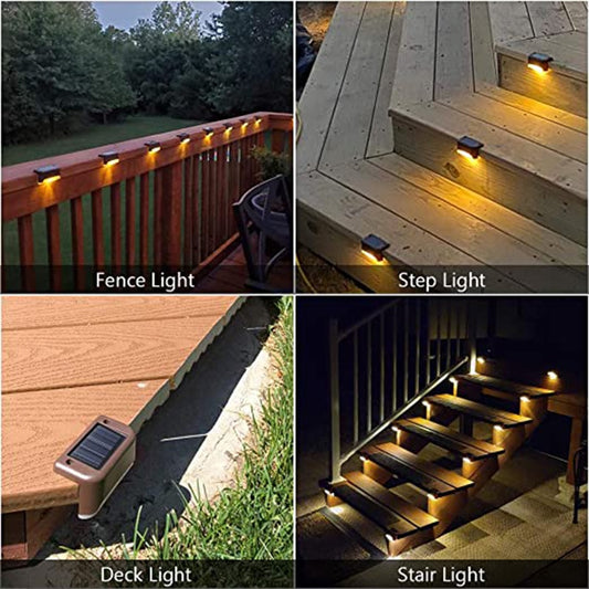 Outdoor LED Solar Powered Waterproof Stair and Garden Light