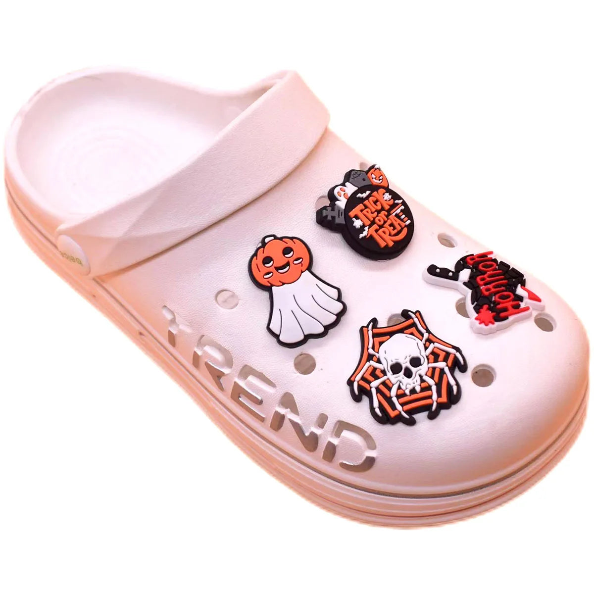 Spooky Cute Halloween Shoe Charms – Ghosts, Pumpkins & Skulls for Crocs