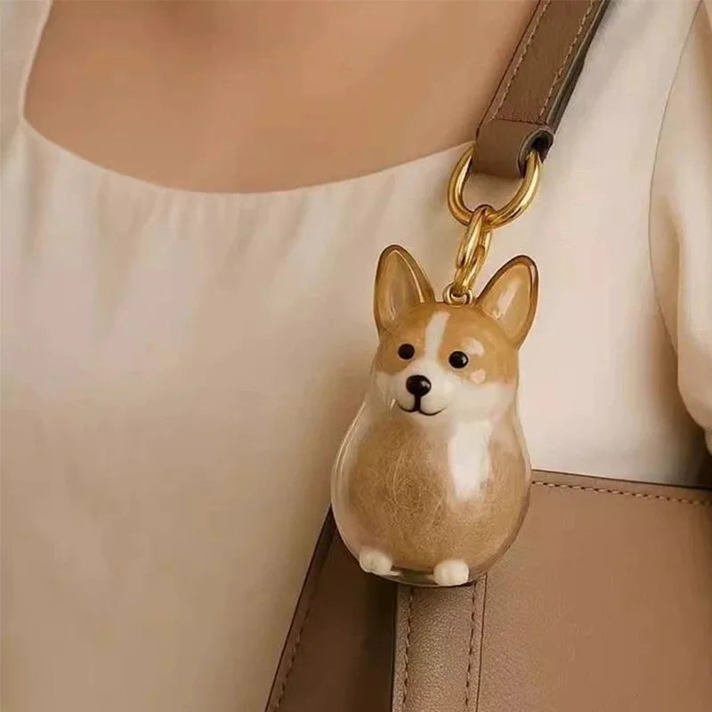 Always With You – Dog Hair Memory Keychain