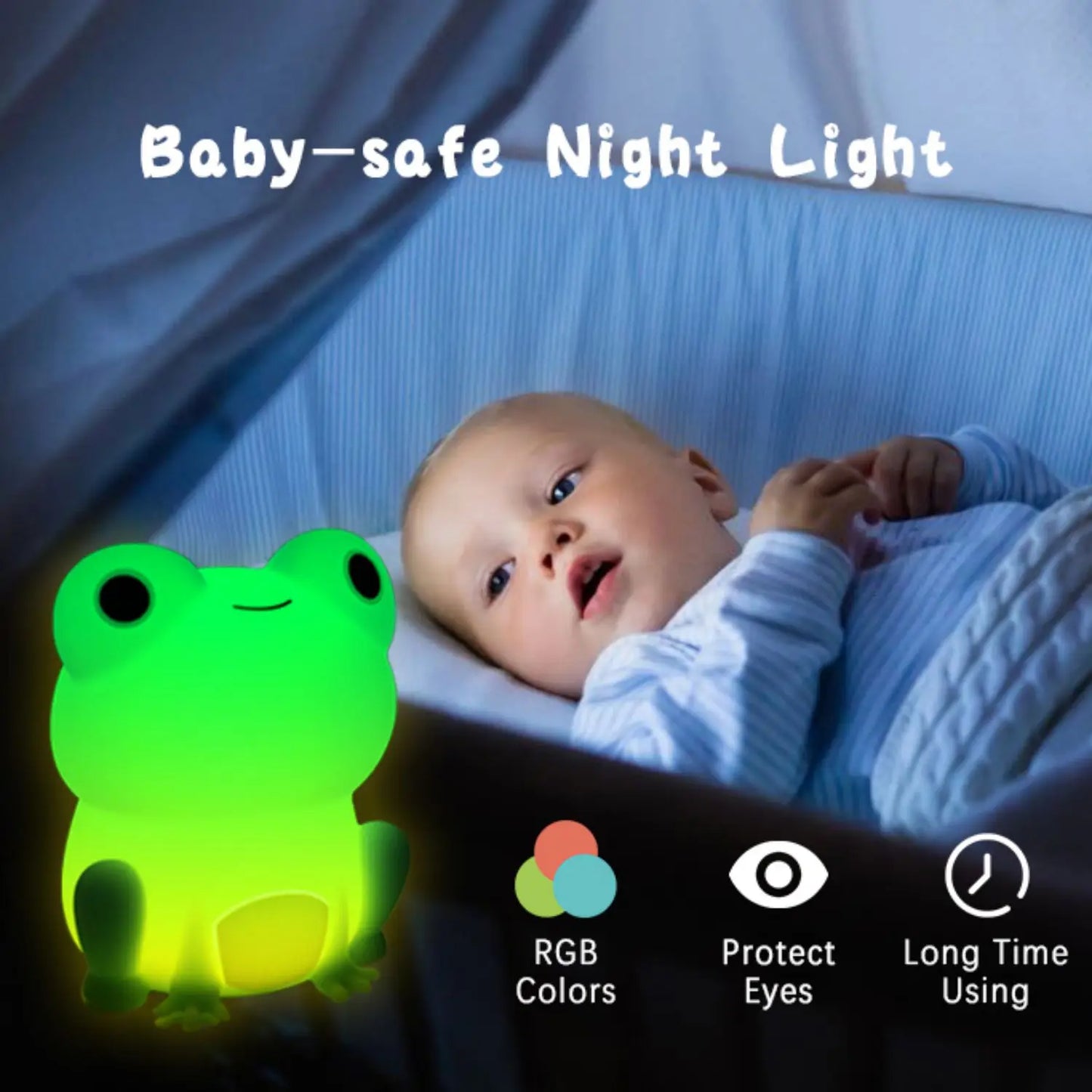 Cute  Frog Night Light
