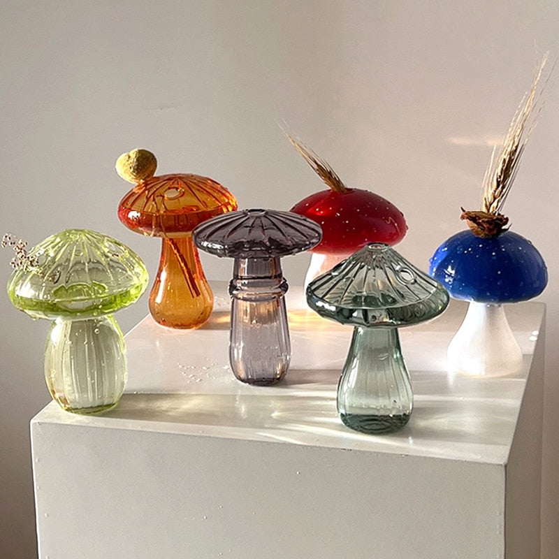 Crystal Mushroom Jars