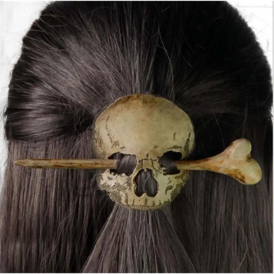 Skull Hair Clips