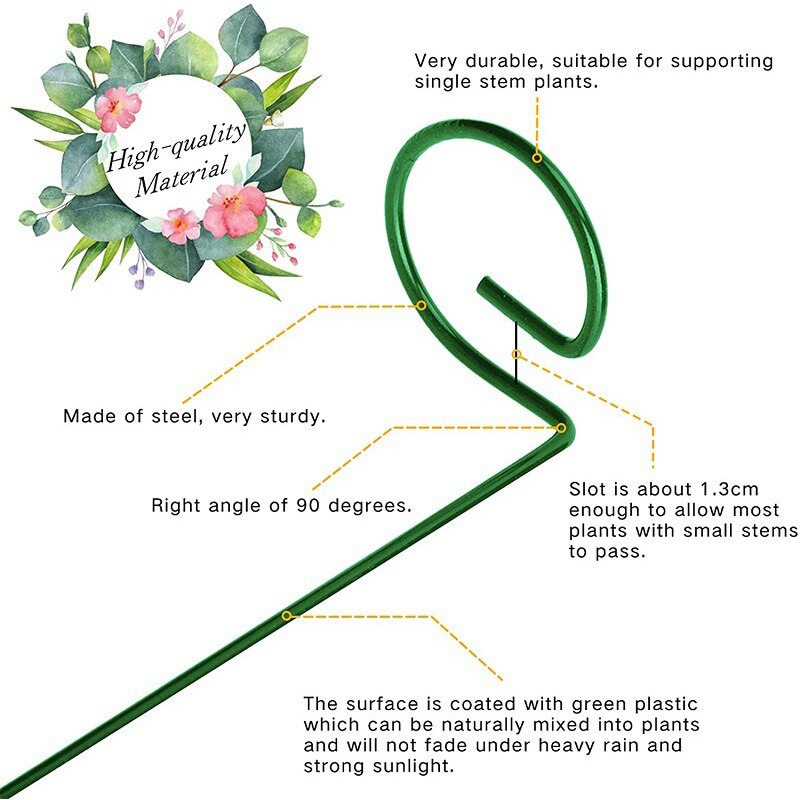 5Pcs Plant Support  Stakes