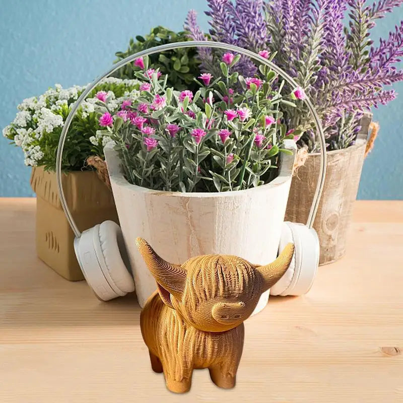 Highland Cow Ring Holder