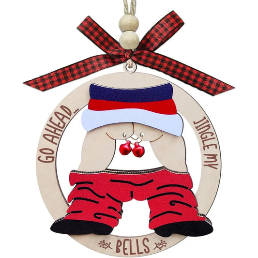 Go Ahead, Jingle My Bells — Humorous Christmas Tree Decoration