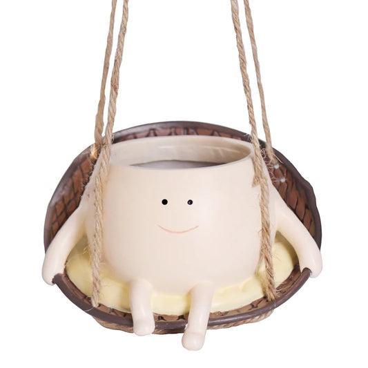 Basket Swing Smiley Pot