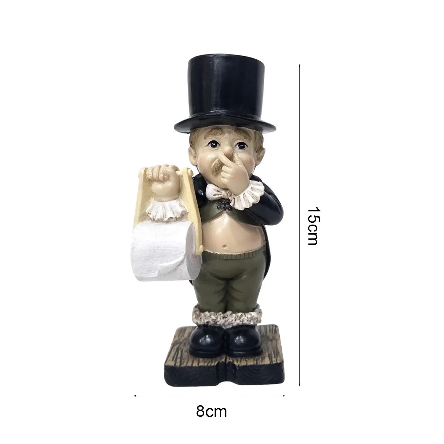 Creative Spoof Paper Holder Statue