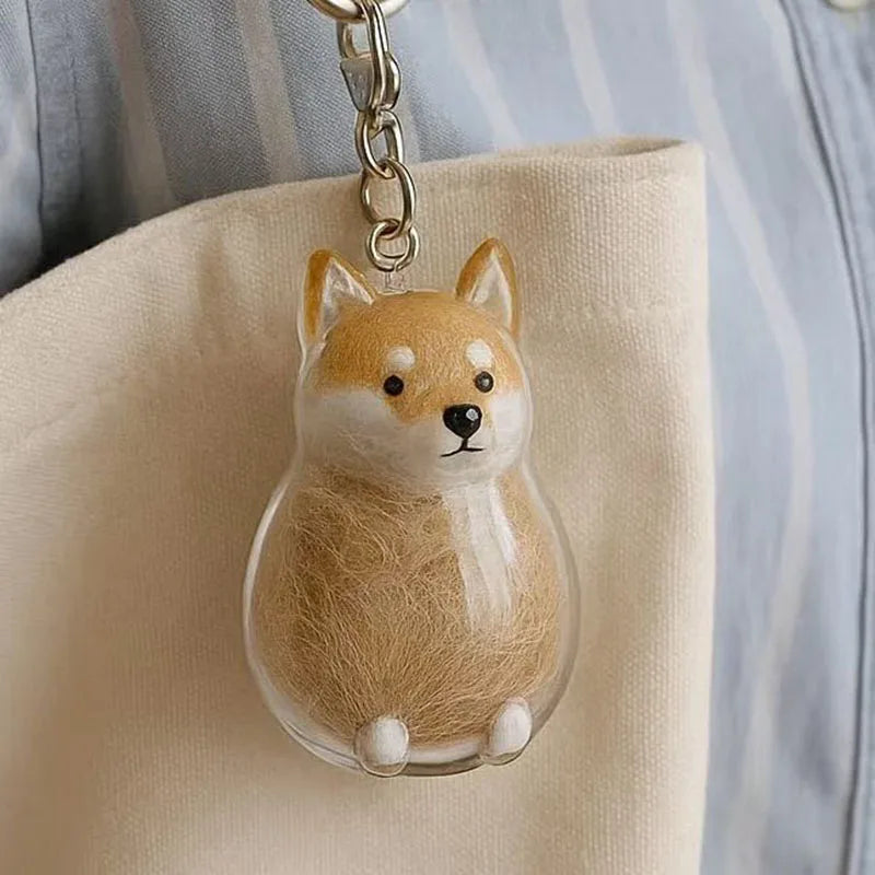 Always With You – Dog Hair Memory Keychain