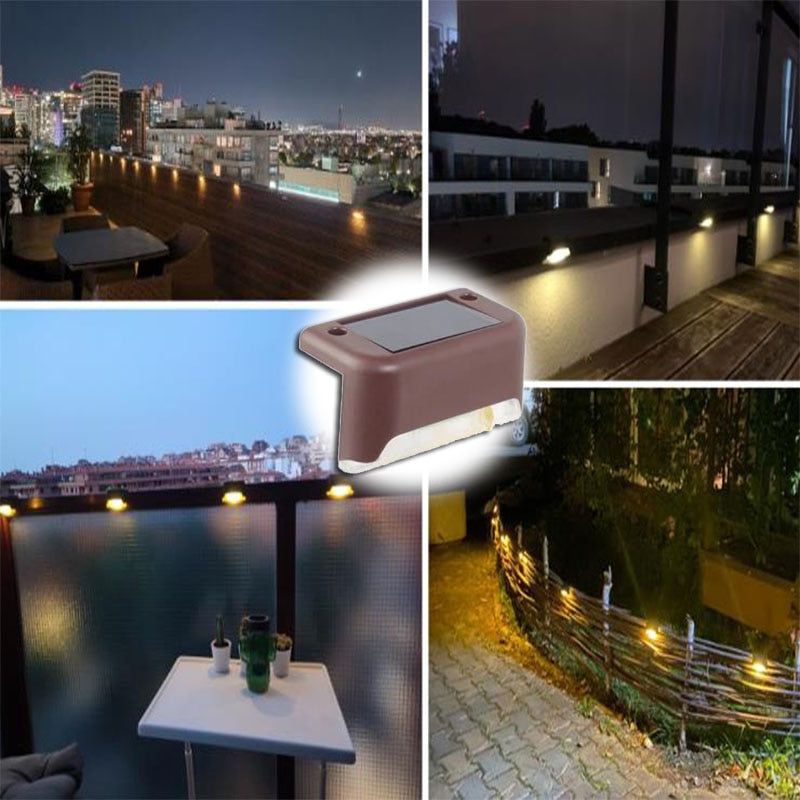Outdoor LED Solar Powered Waterproof Stair and Garden Light