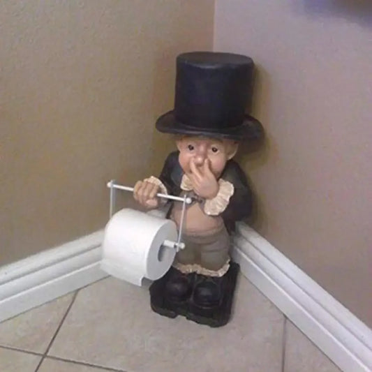 Creative Spoof Paper Holder Statue