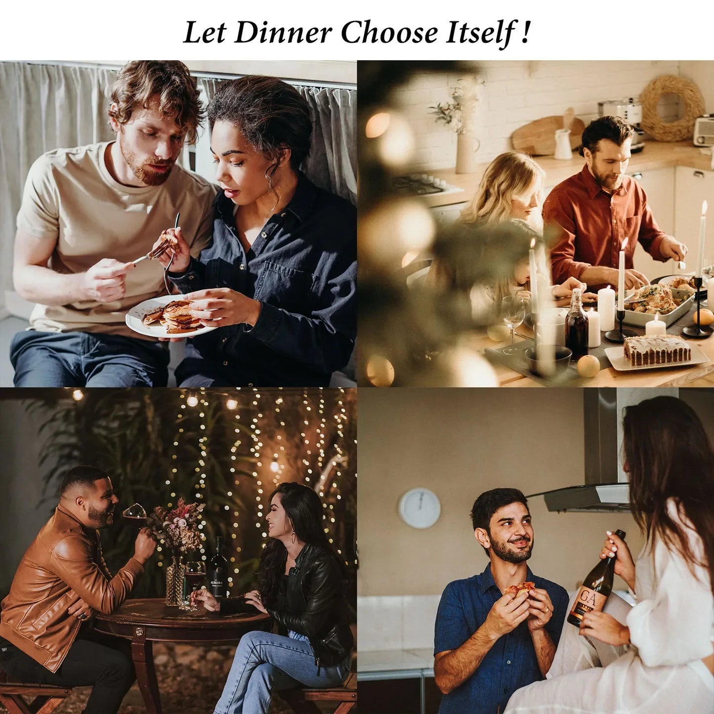 2PCS Food Decision Dice