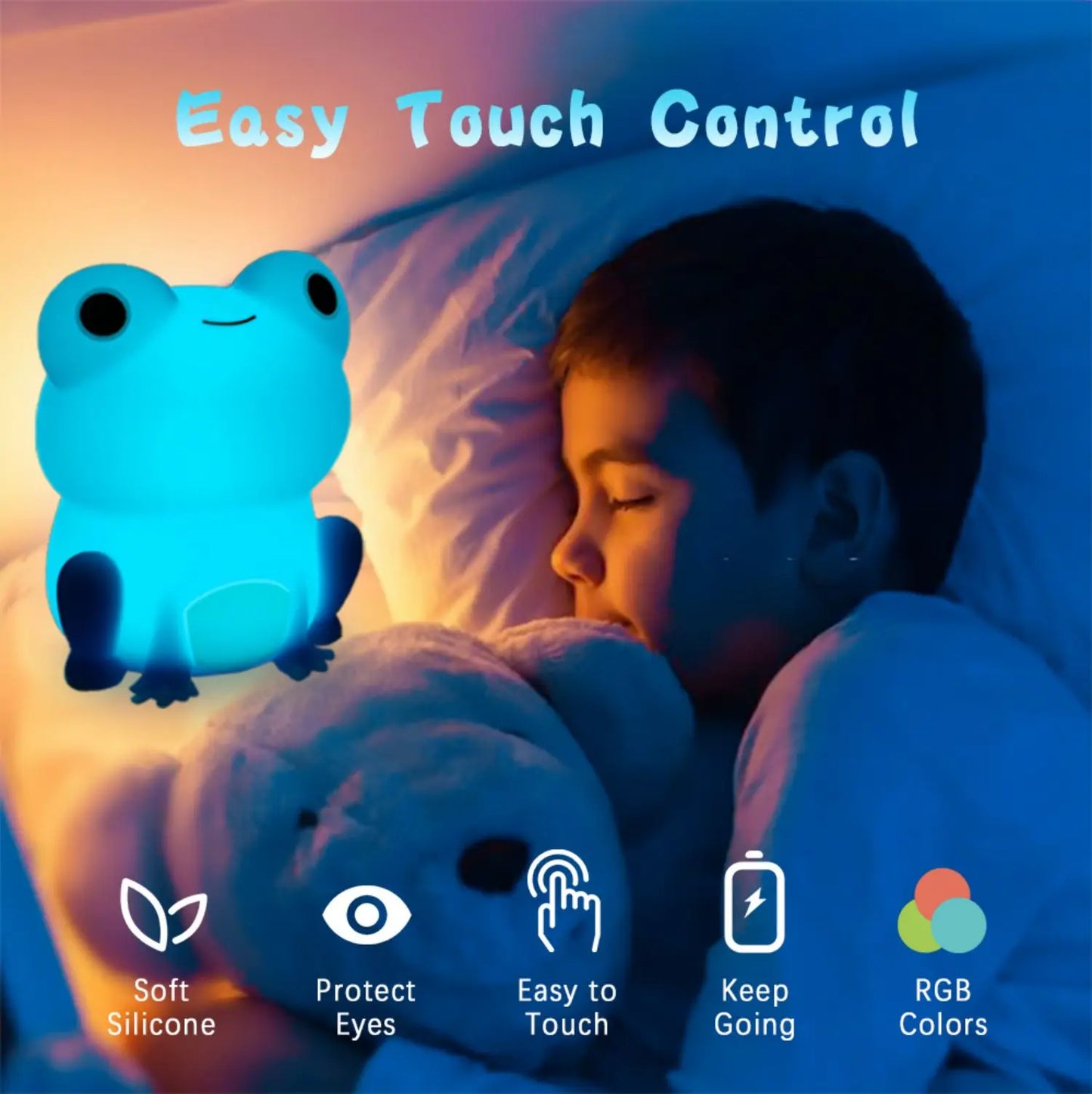 Cute  Frog Night Light