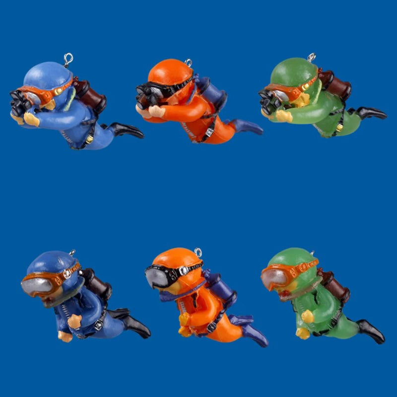 Floating Diver Aquarium Decoration