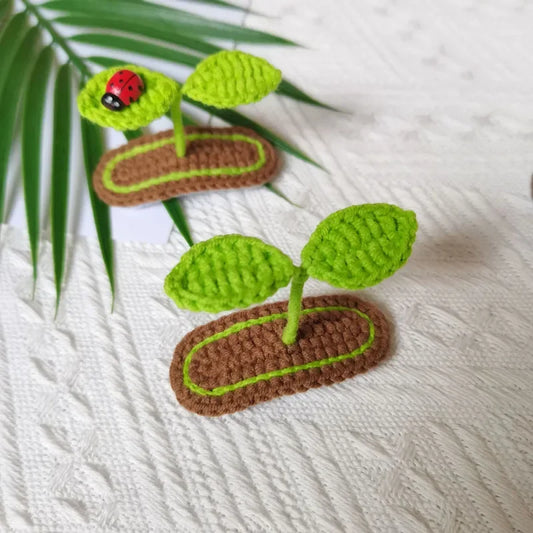 Cute Sprout Hair Clips
