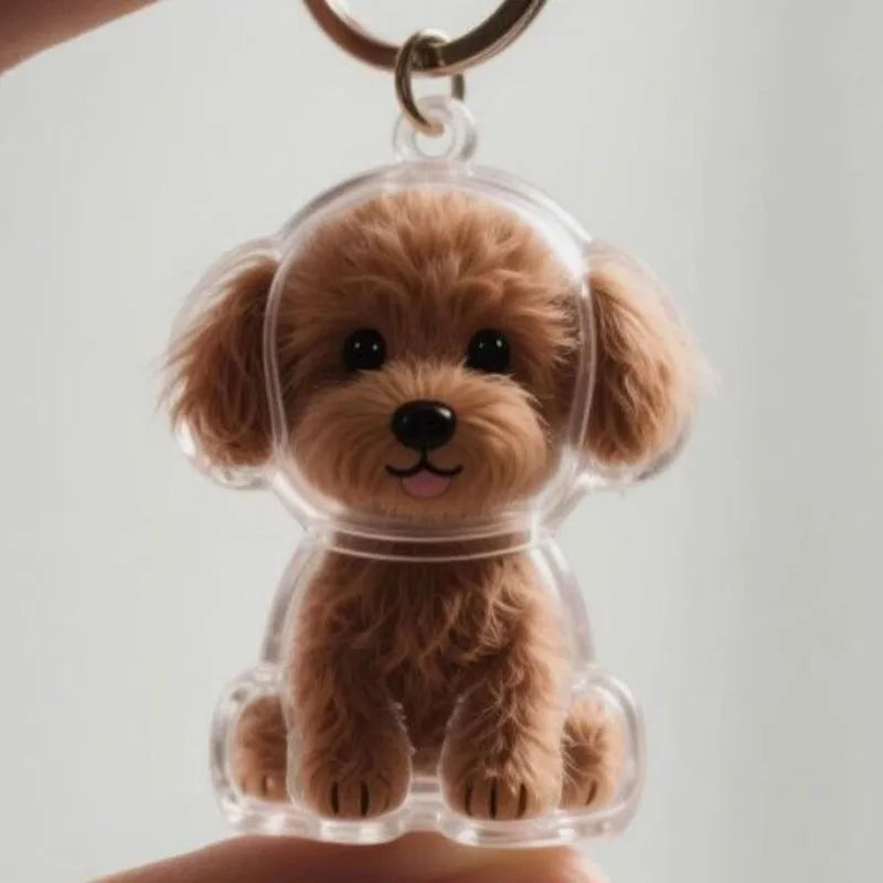 Always With You – Dog Hair Memory Keychain