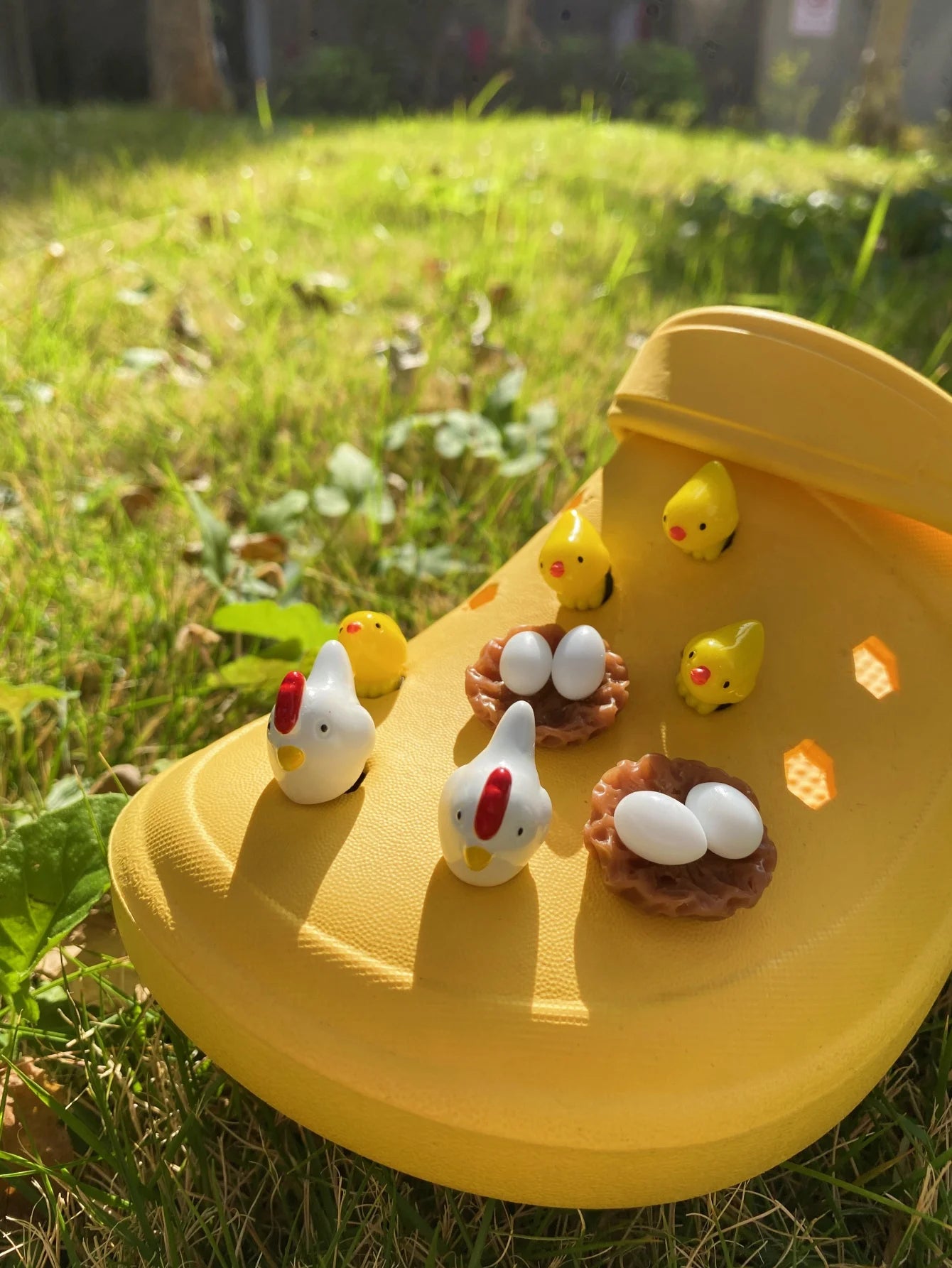 Chicken Croc Charms