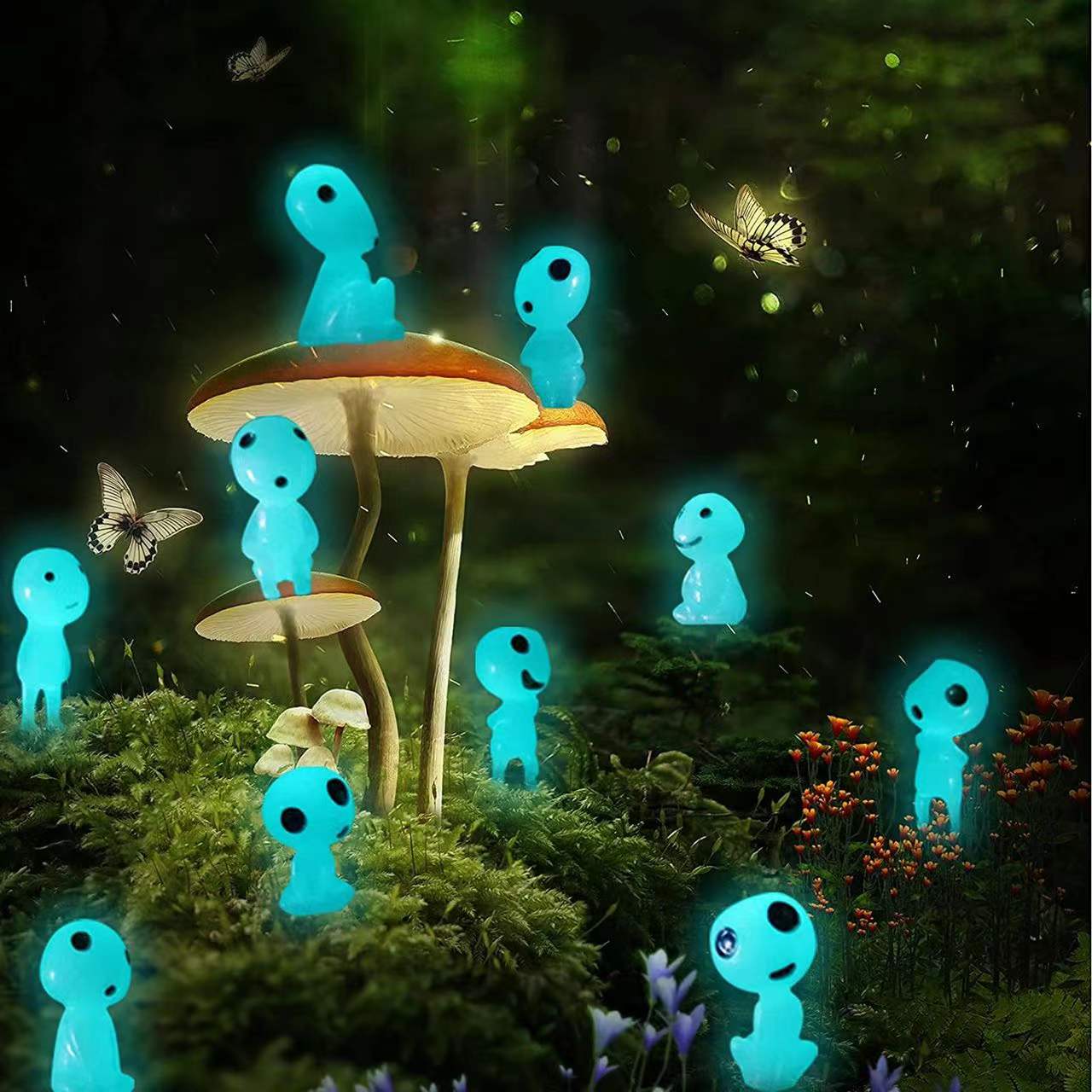 Luminous Tree Spirits Figures Decor (10 pcs or 20 pcs per pack)