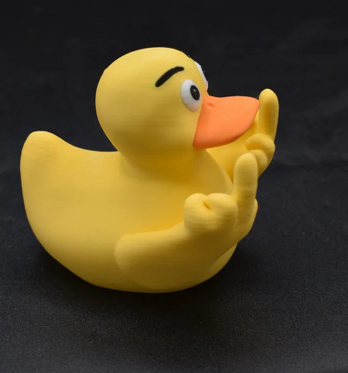 Middle Finger Duck,3 Piece Rubber Ducks