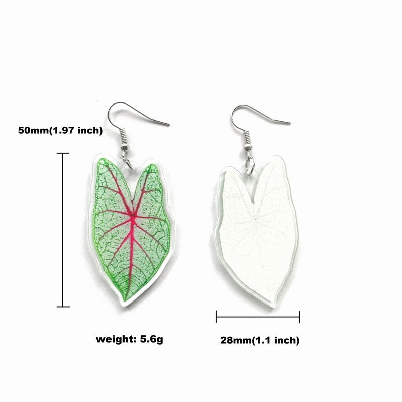 Trendy Plant Leaves Earrings